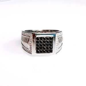 Solid sterling silver men's ring